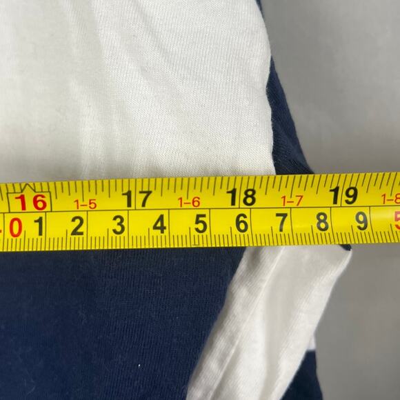 Madewell Blue & White Striped Flare Sleeved Top Size S - Picture 6 of 7